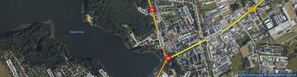 Zdjęcie satelitarne Radosna ul.